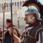 people wearing medieval costumes during day